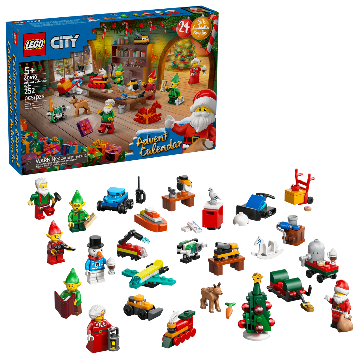 LEGO - City Advent Calendar 2026 - Building Kit - 60510 - Card Brawlers