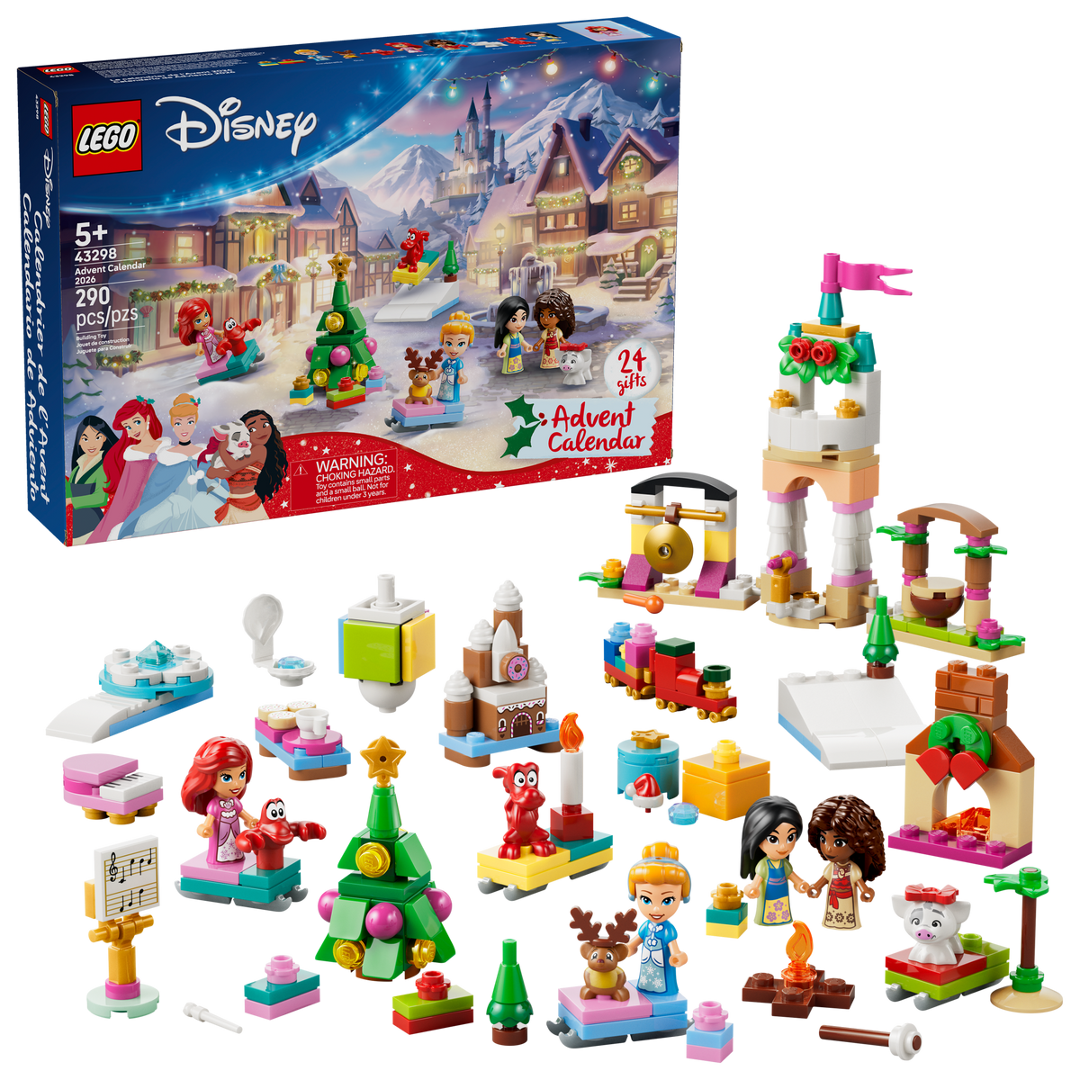 LEGO - Disney Princess Advent Calendar 2026 - Building Kit - 43298 - Card Brawlers
