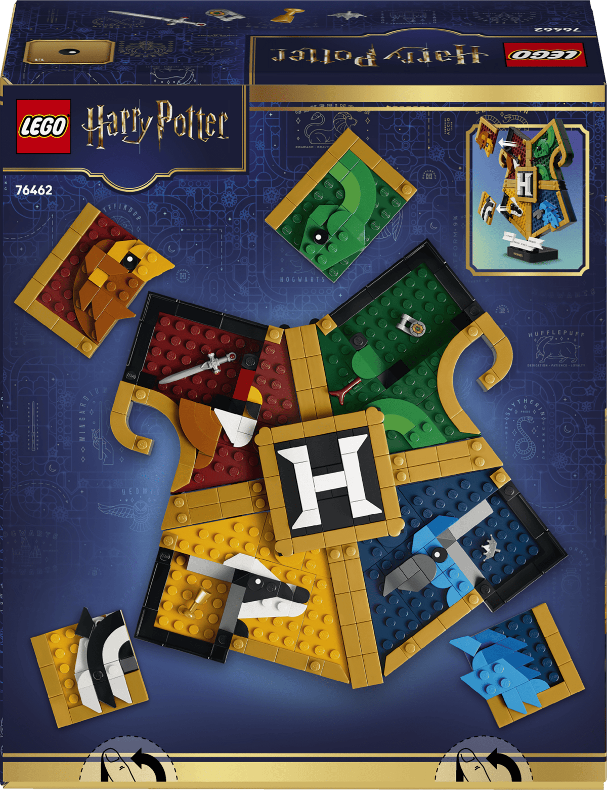 LEGO - Harry Potter - Hogwarts™ House Crest - Building Kit - 76462 - Card Brawlers