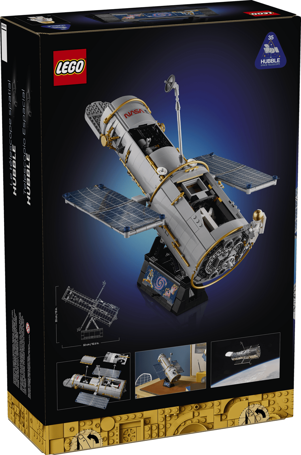 LEGO - Icons - Hubble Space Telescope - Building Kit - 11382 - Card Brawlers