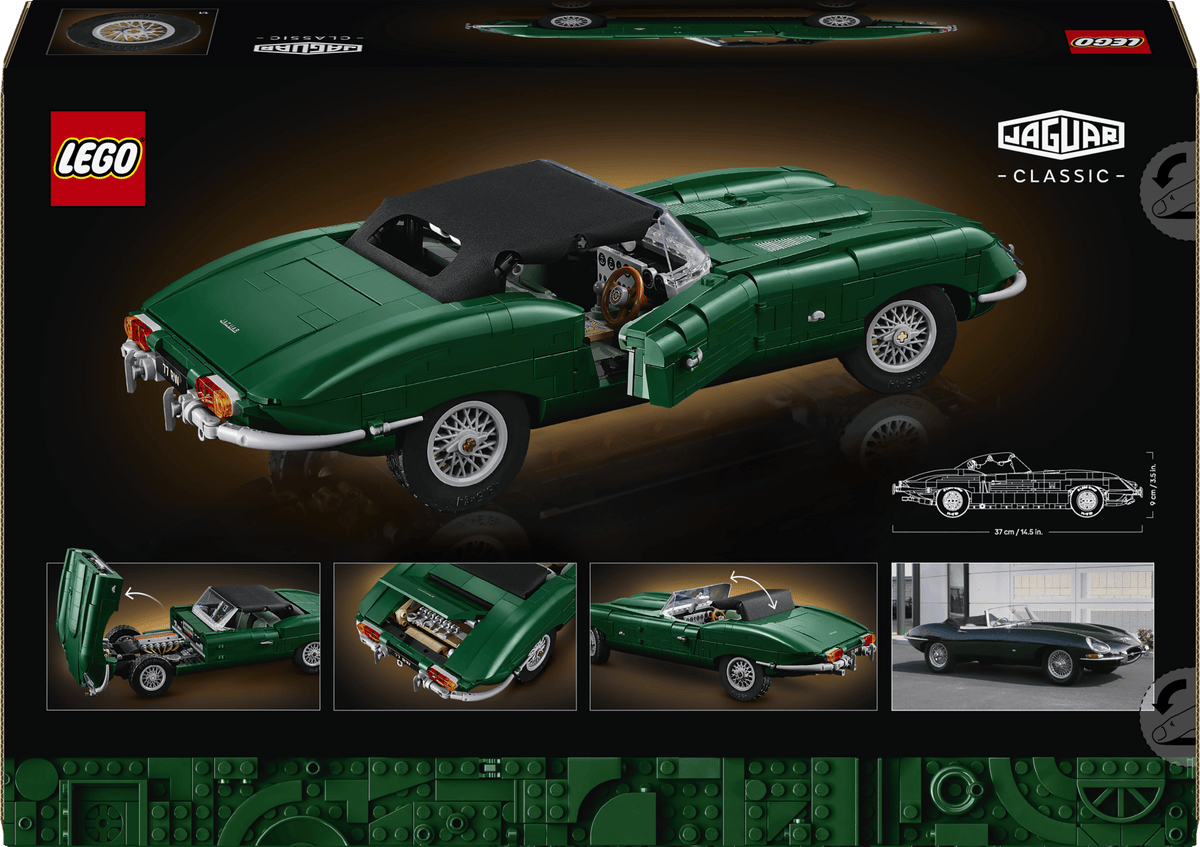 LEGO - Icons - Jaguar E-Type - Building Kit - 11381 - Card Brawlers