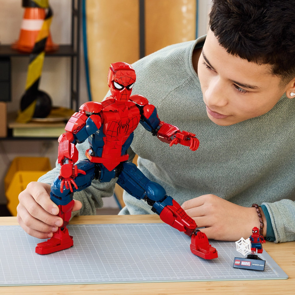LEGO - Marvel - Spider-Man Hero Figure - Building Kit - 76346 - Card Brawlers