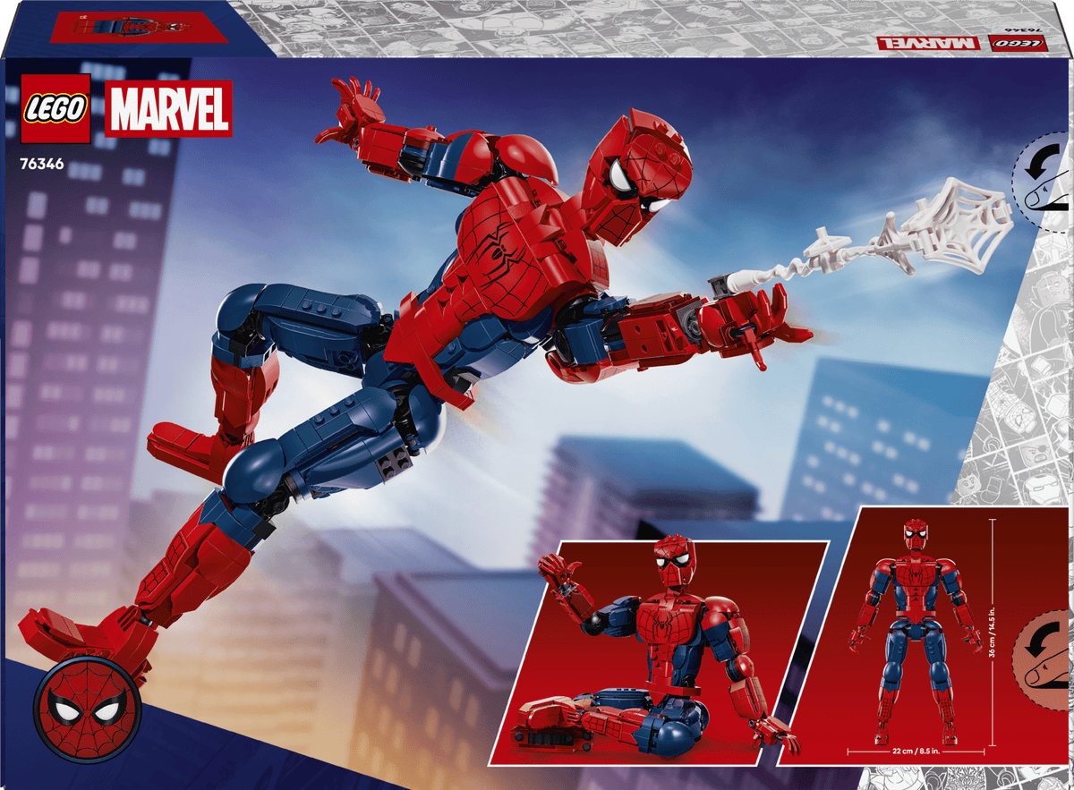 LEGO - Marvel - Spider-Man Hero Figure - Building Kit - 76346 - Card Brawlers
