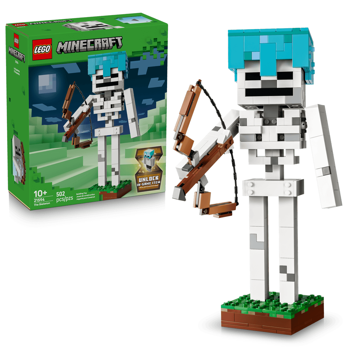 LEGO - Minecraft - The Skeleton - Building Kit - 21594 - Card Brawlers