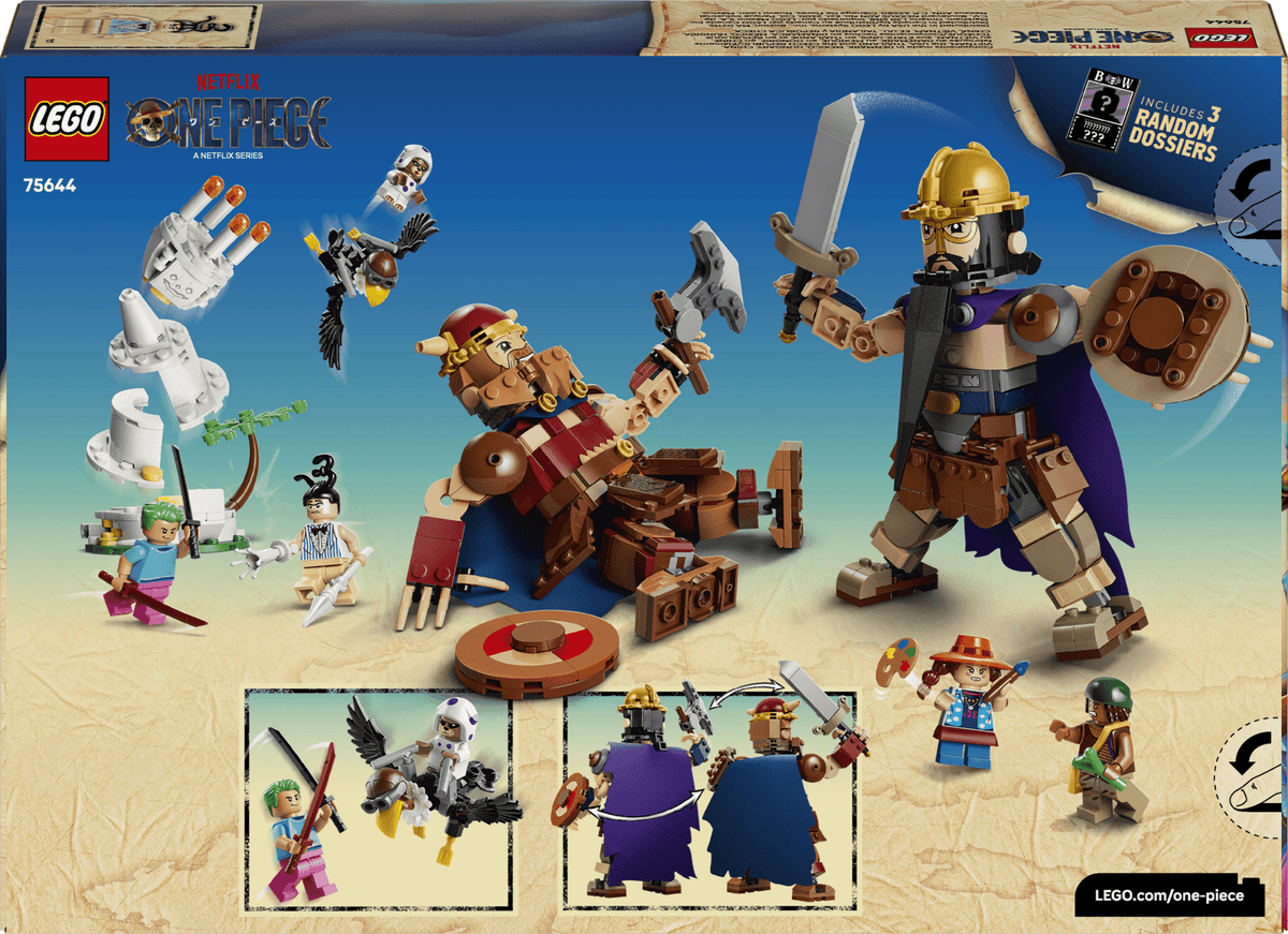 LEGO - ONE PIECE - Dorry vs. Brogy – Giants of Little Garden - Building Kit - 75644 - Card Brawlers