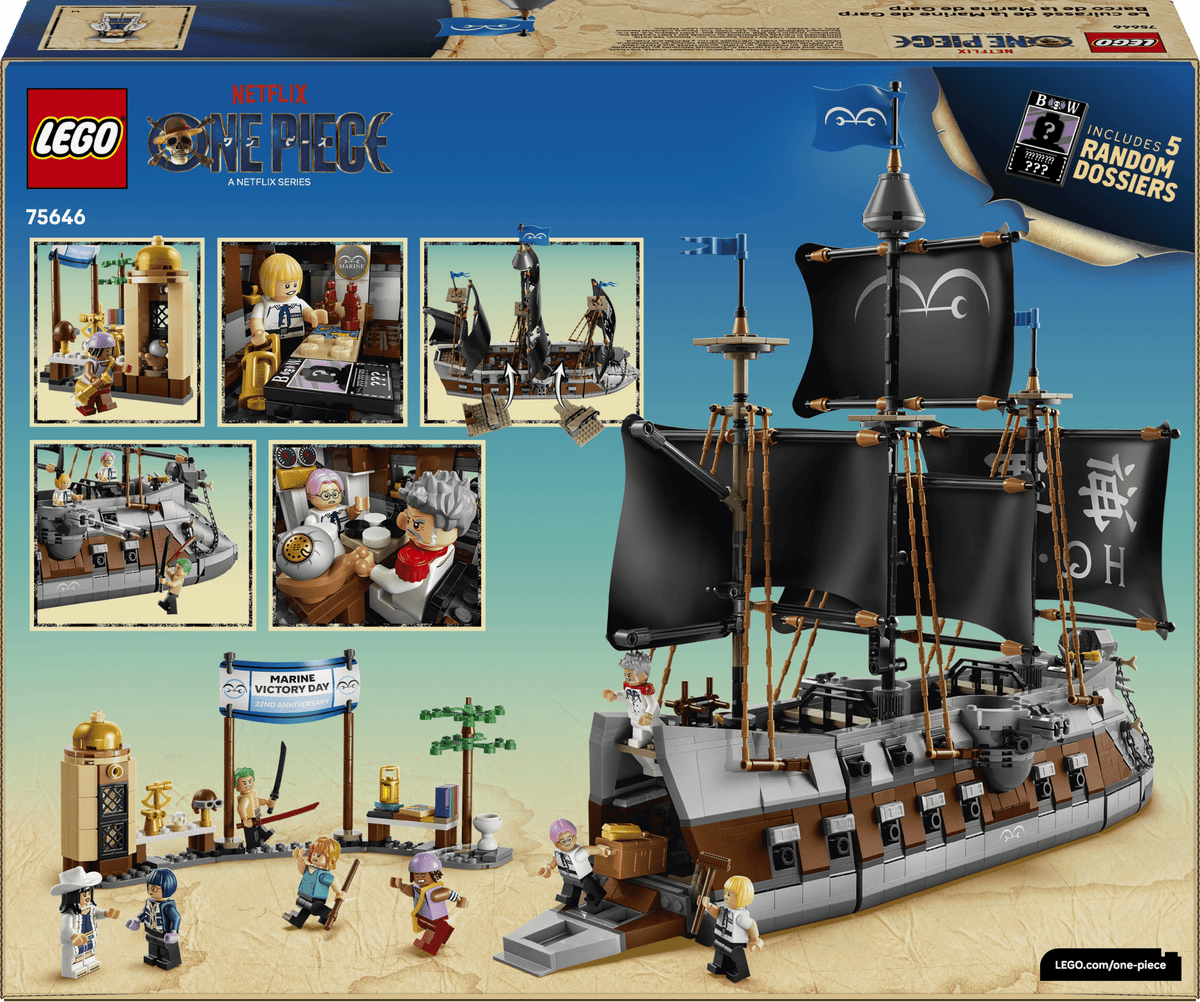 LEGO - One Piece - Garp’s Marine Battleship - Building Kit - 75646 - Card Brawlers