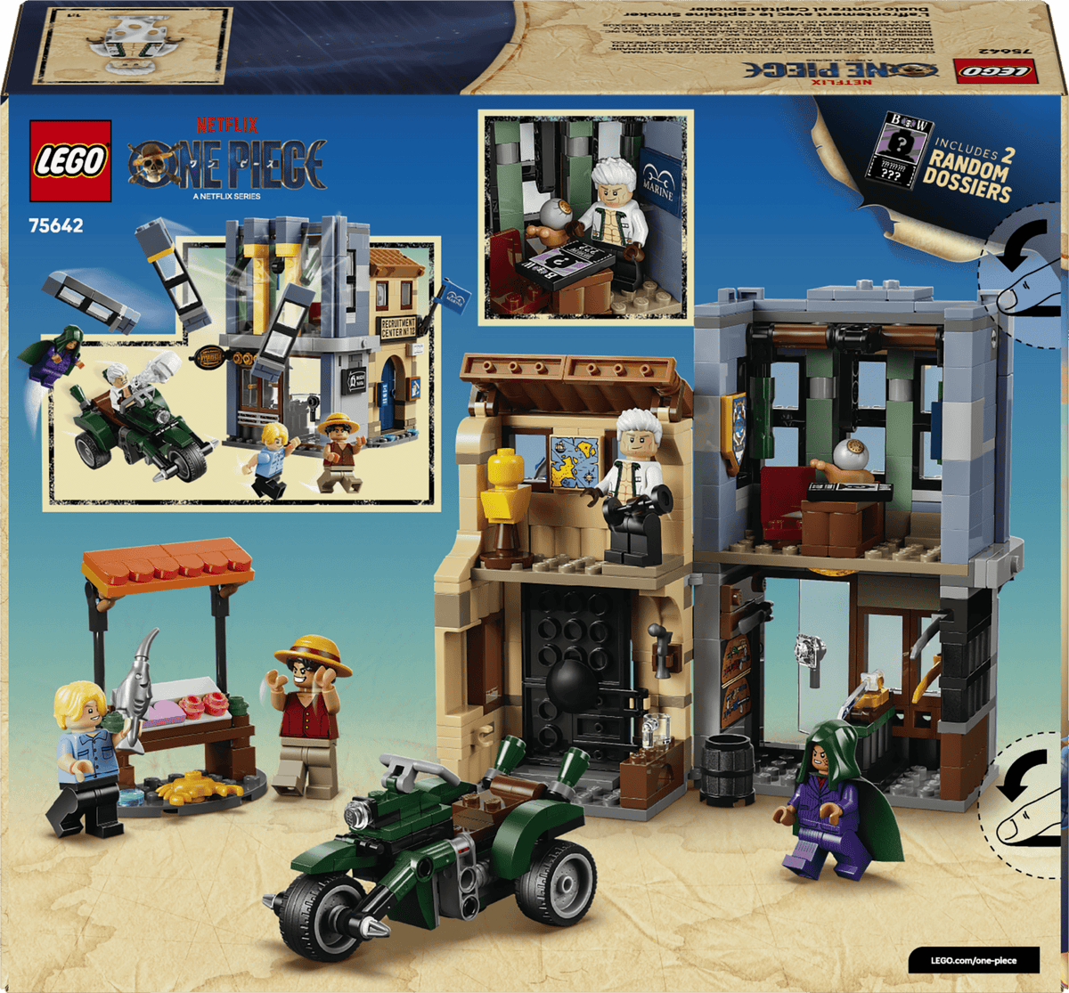 LEGO - ONE PIECE - Showdown with Captain Smoker - Building Kit - 75642 - Card Brawlers