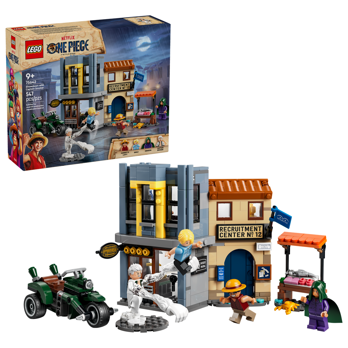 LEGO - ONE PIECE - Showdown with Captain Smoker - Building Kit - 75642 - Card Brawlers