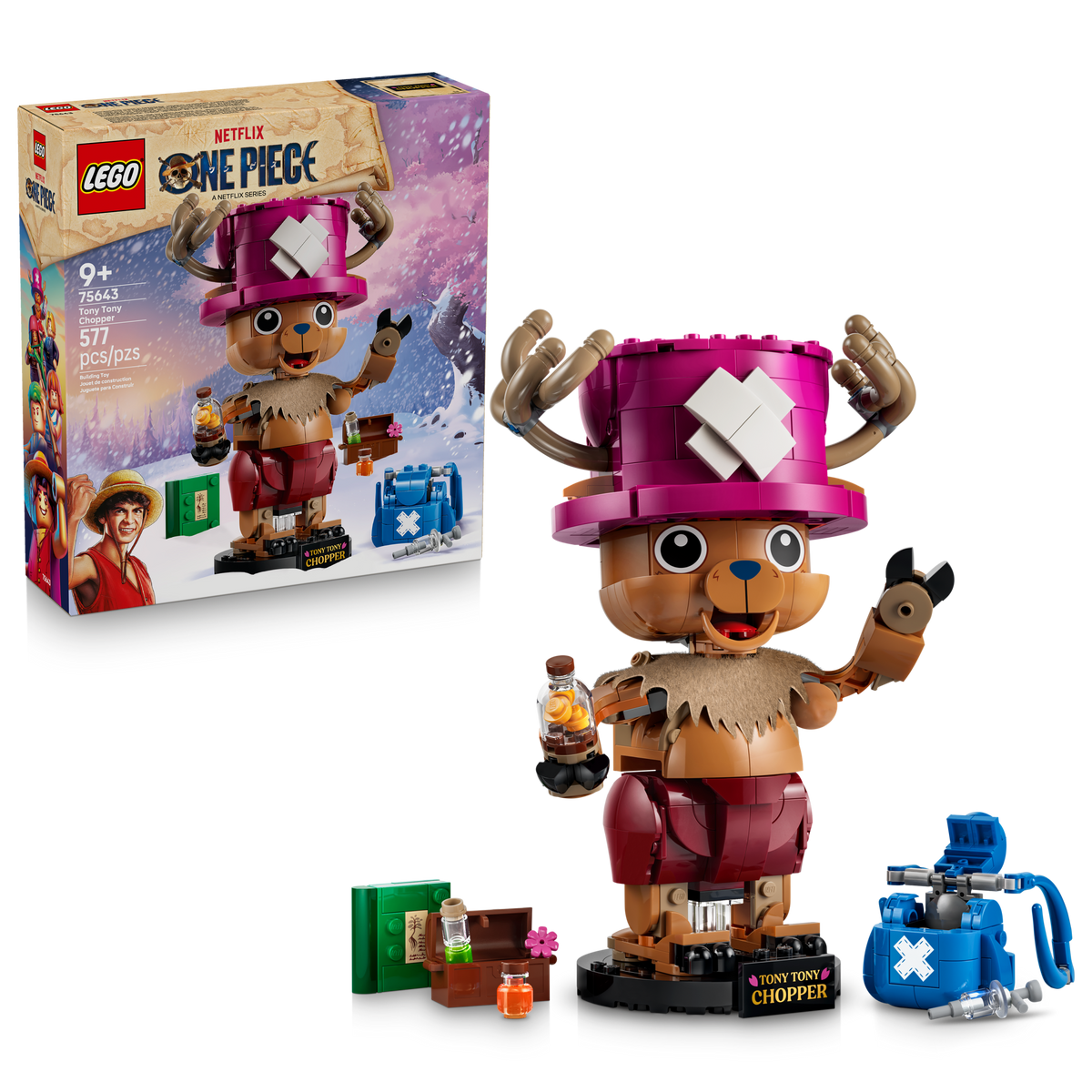LEGO - ONE PIECE - Tony Tony Chopper - Building Kit - 75643 - Card Brawlers