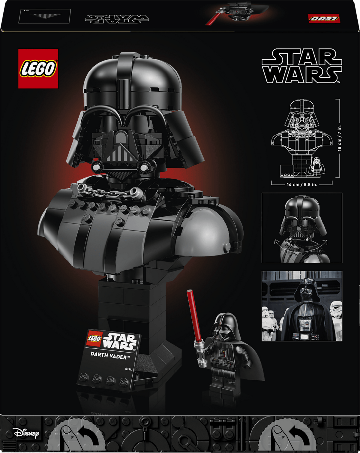 LEGO - Star Wars - Darth Vader™ Bust - Building Kit - 75439 - Card Brawlers