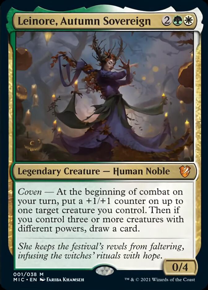 Leinore, Autumn Sovereign [Innistrad: Midnight Hunt Commander] - Card Brawlers