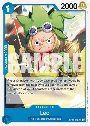 Leo (OP15-052) - Adventure on Kami's Island Release Event Cards - Card Brawlers