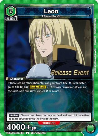 Leon (UEPR/TSK-1-094) - UE20BT That Time I Got Reincarnated as a Slime Release Event Cards - Card Brawlers