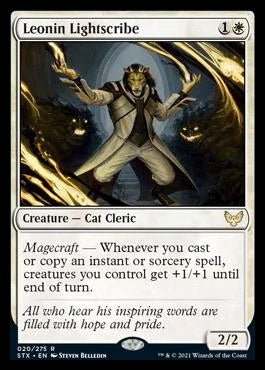 Leonin Lightscribe [Strixhaven: School of Mages] - Card Brawlers
