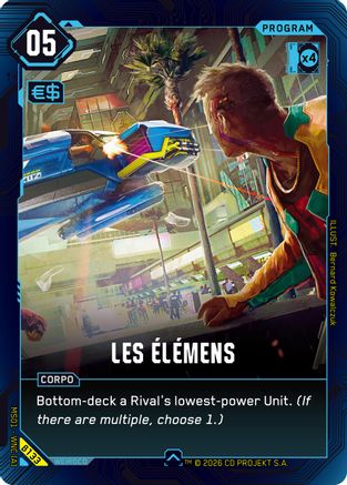Les Elemens (B133) - Welcome to Night City Beta - Card Brawlers