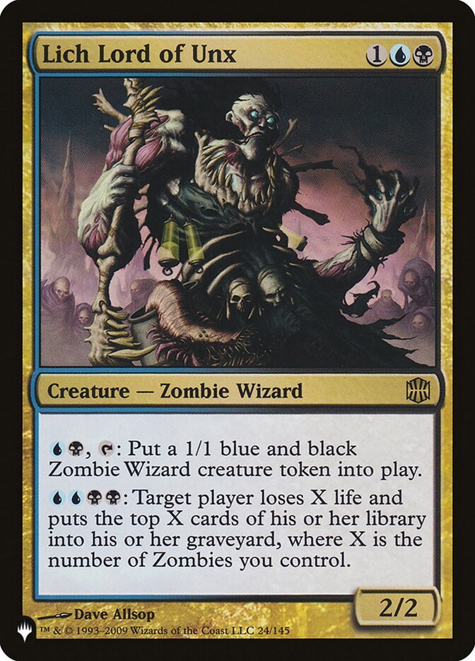Lich Lord of Unx [The List] - Card Brawlers