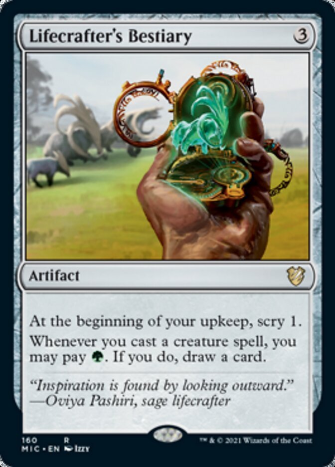 Lifecrafter's Bestiary [Innistrad: Midnight Hunt Commander] - Card Brawlers