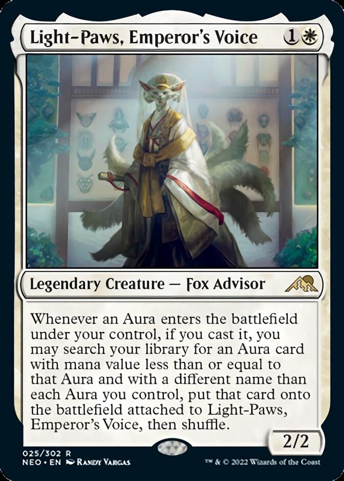 Light - Paws, Emperor's Voice [Kamigawa: Neon Dynasty] - Card Brawlers