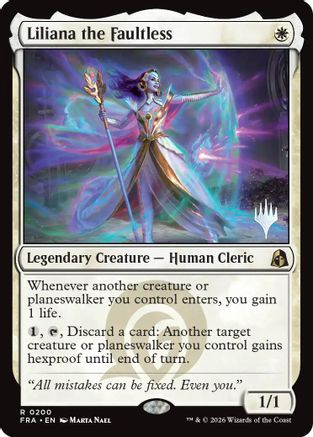 Liliana the Faultless (PPFRA-200) - Promo Pack: Reality Fracture Foil - Card Brawlers