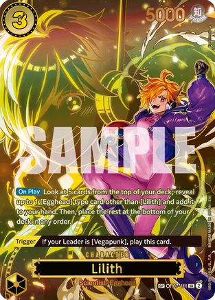 Lilith - OP07-111 (SP) (OP07-111) - Carrying On His Will Foil - Card Brawlers