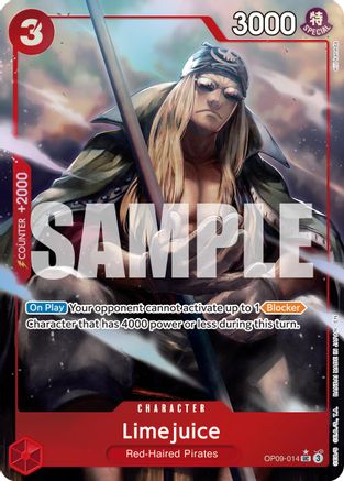 Limejuice (Alternate Art) (OP09-014) - Premium Booster -The Best- Vol. 2 Foil - Card Brawlers