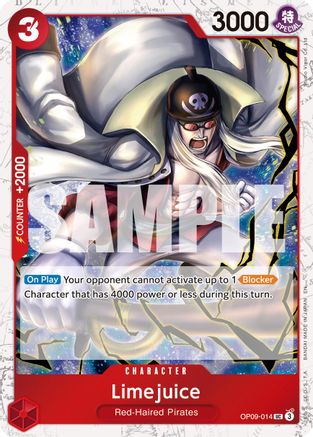 Limejuice (Pirate Foil) (OP09-014) - Premium Booster -The Best- Vol. 2 Foil - Card Brawlers