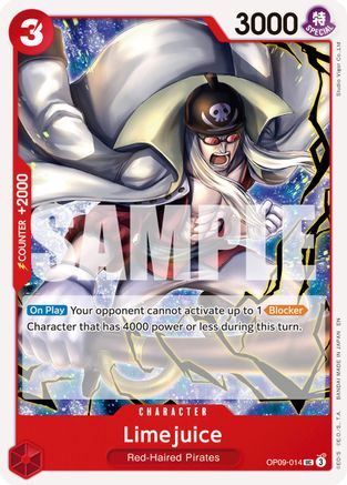 Limejuice (Reprint) (OP09-014) - Premium Booster -The Best- Vol. 2 - Card Brawlers