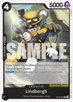 Lindbergh (OP12-095) - Legacy of the Master Release Event Cards - Card Brawlers