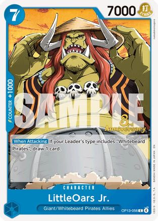 LittleOars Jr. (OP13-056) - Carrying On His Will: 3rd Anniversary Tournament Cards - Card Brawlers