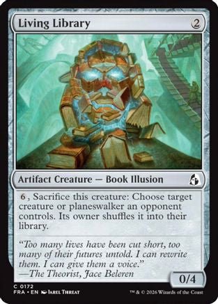 Living Library (FRA-172) - Reality Fracture - Card Brawlers
