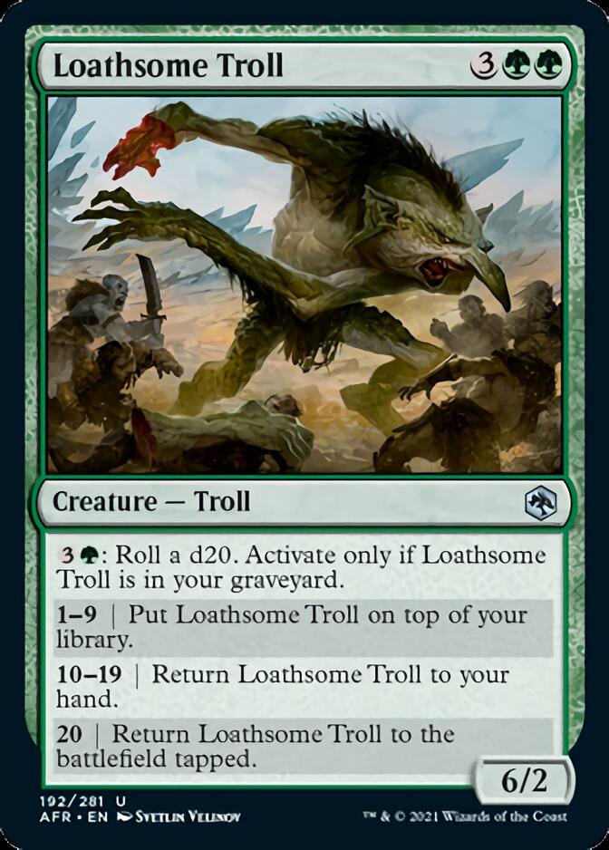 Loathsome Troll [Dungeons & Dragons: Adventures in the Forgotten Realms] - Card Brawlers