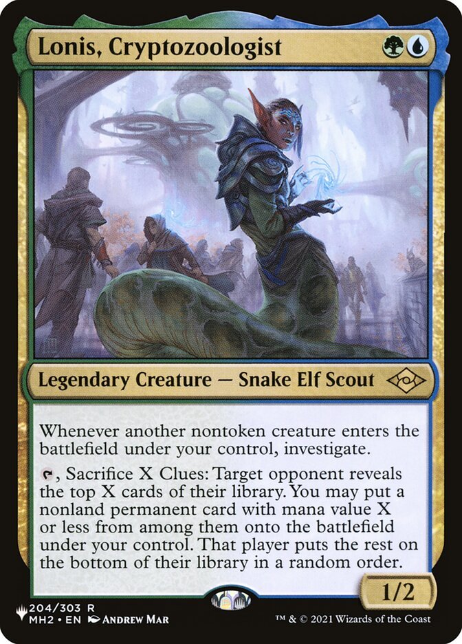 Lonis, Cryptozoologist [The List] - Card Brawlers
