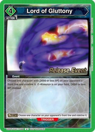 Lord of Gluttony (UEPR/TSK-1-098) - UE20BT That Time I Got Reincarnated as a Slime Release Event Cards - Card Brawlers