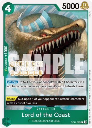 Lord of the Coast (Judge Pack Vol. 7) (OP11-028) - One Piece Promotion Cards Foil - Card Brawlers