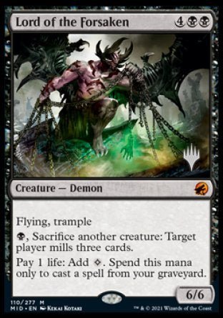 Lord of the Forsaken (Promo Pack) [Innistrad: Midnight Hunt Promos] - Card Brawlers