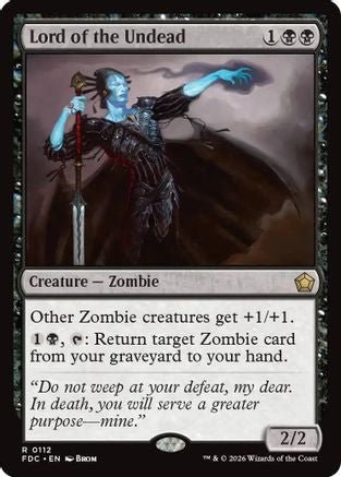Lord of the Undead (FDC-112) - Commander: Foundations - Card Brawlers