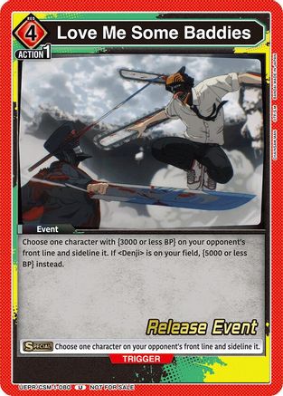 Love Me Some Baddies (UE22BT/CSM-1-080) - UE22BT CHAINSAW MAN Release Event - Card Brawlers