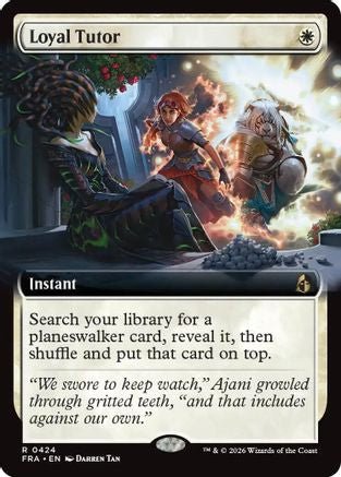 Loyal Tutor (Extended Art) (FRA-424) - Reality Fracture - Card Brawlers