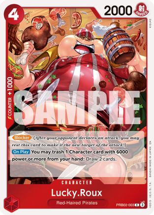 Lucky.Roux (PRB02-003) - Premium Booster -The Best- Vol. 2 Foil - Card Brawlers