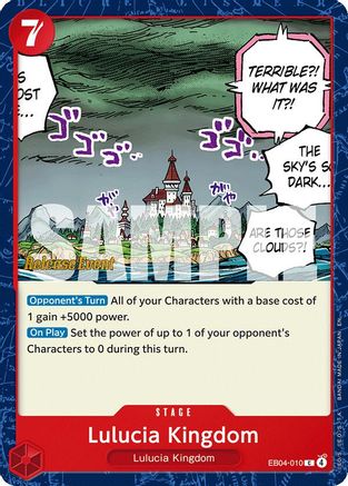 Lulucia Kingdom (EB04-010) - Adventure on Kami's Island Release Event Cards - Card Brawlers