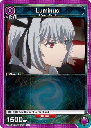 Luminus (045) (Box Topper Foil) (UE20BT/TSK-2-045) - UE20BT That Time I Got Reincarnated as a Slime Foil - Card Brawlers