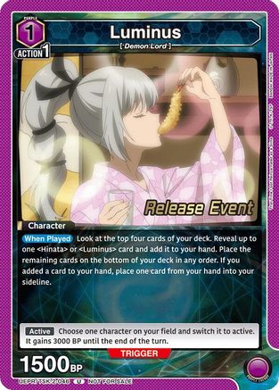 Luminus (046) (UEPR/TSK-2-046) - UE20BT That Time I Got Reincarnated as a Slime Release Event Cards - Card Brawlers
