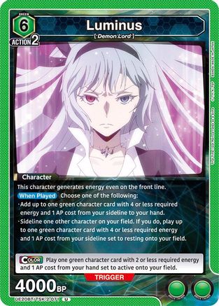 Luminus (071) (UE20BT/TSK-2-071) - UE20BT That Time I Got Reincarnated as a Slime - Card Brawlers