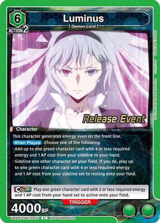 Luminus (071) (UEPR/TSK-2-071) - UE20BT That Time I Got Reincarnated as a Slime Release Event Cards - Card Brawlers