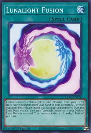 Lunalight Fusion (LAVD-ENL20) - Legendary Arc-V Decks 1st Edition - Card Brawlers