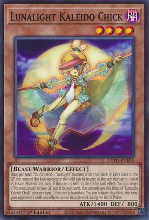 Lunalight Kaleido Chick (LAVD-ENL05) - Legendary Arc-V Decks 1st Edition - Card Brawlers