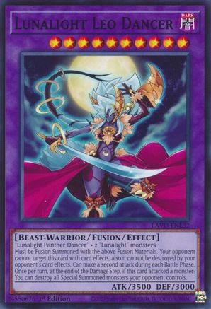 Lunalight Leo Dancer (LAVD-ENL32) - Legendary Arc-V Decks 1st Edition - Card Brawlers