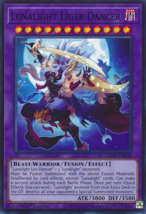 Lunalight Liger Dancer (LAVD-ENL34) - Legendary Arc-V Decks 1st Edition - Card Brawlers