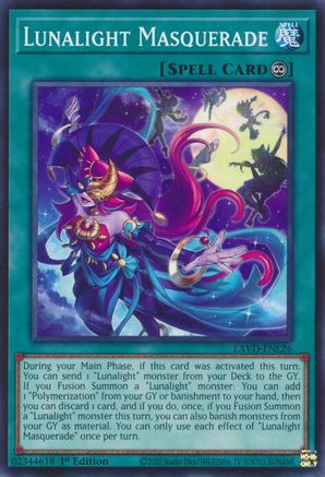 Lunalight Masquerade (LAVD-ENL26) - Legendary Arc-V Decks 1st Edition - Card Brawlers