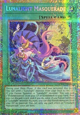 Lunalight Masquerade (Starlight Rare) (LAVD-ENL26) - Legendary Arc-V Decks 1st Edition - Card Brawlers
